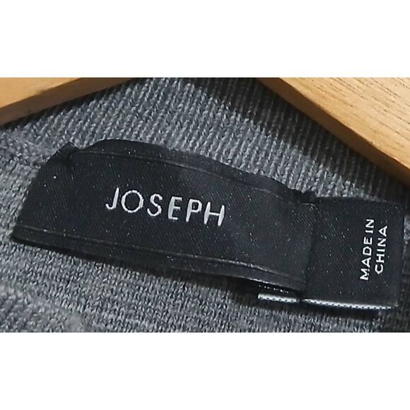 Joseph fine merino wool womens small mockneck sweater gray - Picture 6 of 9